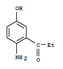 1-(2-氨基-5-羟基苯基)丙烷-1-酮结构式_35364-15-9结构式