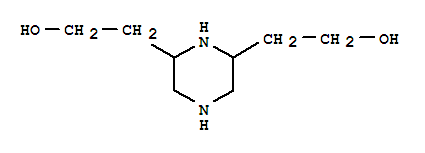 2,6-哌嗪二乙醇(7ci,8ci)结构式_3540-43-0结构式