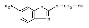 (9CI)-[(6-氨基-2-苯并噻唑)硫代]-乙腈结构式_354121-67-8结构式