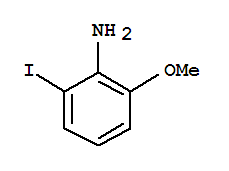 2-碘-6-甲氧基苯胺结构式_354574-31-5结构式