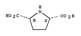 (2R,5S)-Rel-(9Ci)-2,5-吡咯烷二羧酸结构式_35634-41-4结构式
