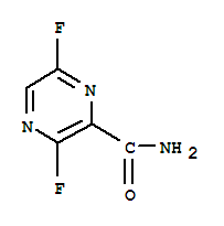(9Ci)-3,6-二氟-吡嗪羧酰胺结构式_356783-29-4结构式