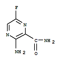 (9Ci)-3-氨基-6-氟-吡嗪羧酰胺结构式_356783-42-1结构式