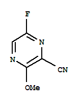 (9Ci)-6-氟-3-甲氧基-吡嗪甲腈结构式_356783-45-4结构式