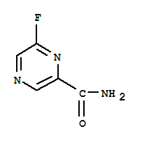 (9ci)-6-氟-吡嗪羧酰胺结构式_356783-47-6结构式