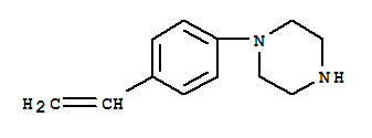 (9CI)-1-(4-乙烯苯基)-哌嗪结构式_358674-73-4结构式