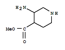 (9ci)-3-氨基-4-哌啶羧酸甲酯结构式_362491-98-3结构式