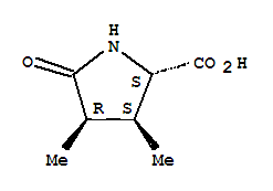 (3s,4r)-(9ci)-3,4-二甲基-5-氧代-L-脯氨酸结构式_362660-27-3结构式