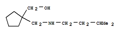 (9Ci)-1-[[(3-甲基丁基)氨基]甲基]-环戊烷甲醇结构式_365242-04-2结构式