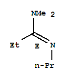 (1E)-(9Ci)-N,N-二甲基-N-丙基丙脒结构式_365450-90-4结构式