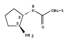 2-甲基-2-丙基[(1S,2S)-2-氨基环戊基]氨基甲酸酯结构式_365996-21-0结构式