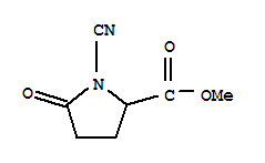 (9Ci)-1-氰基-5-氧代脯氨酸甲酯结构式_367906-53-4结构式