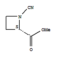 (2s)-(9ci)-1-氰基-2-氮杂丁烷羧酸甲酯结构式_367906-72-7结构式