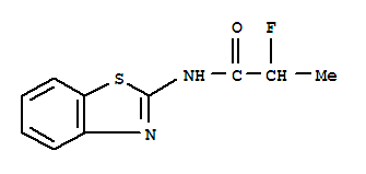 (9ci)-n-2-苯并噻唑-2-氟-丙酰胺结构式_368873-12-5结构式