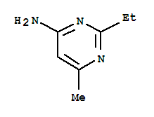 (9ci)-2-乙基-6-甲基-4-嘧啶胺结构式_36999-33-4结构式