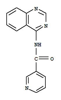 (9ci)-n-4-喹唑啉-3-吡啶羧酰胺结构式_370583-08-7结构式