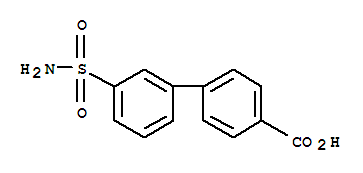 4-(3-氨基磺酰基苯基)苯甲酸结构式_370864-81-6结构式