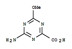 4-氨基-6-甲氧基-1,3,5-三嗪-2-羧酸结构式_371199-48-3结构式