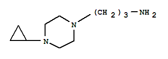 (9Ci)-4-环丙基-1-哌嗪丙胺结构式_373608-43-6结构式