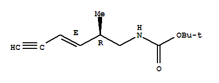 2-Methyl-2-propanyl [(2r,3e)-2-methyl-3-hexen-5-yn-1-yl]carbamate Structure,374729-51-8Structure