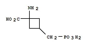 1-氨基-3-(膦酰甲基)环丁烷羧酸结构式_375858-31-4结构式