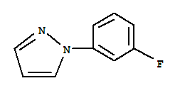 1-(3-Fluorophenyl)-1h-pyrazole Structure,37649-86-8Structure