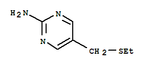 (9ci)-5-[(乙基硫代)甲基]-2-嘧啶胺结构式_37795-59-8结构式