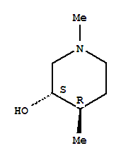 反式-1,4-二甲基3-羟基哌啶结构式_37835-47-5结构式