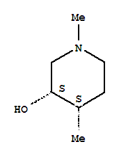 顺式-1,4-二甲基3-羟基哌啶结构式_37835-50-0结构式