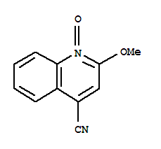 4-Quinolinecarbonitrile,2-methoxy-,1-oxide Structure,379722-76-6Structure