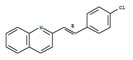 (E)-2-(4-chlorostyryl)quinoline Structure,38101-91-6Structure