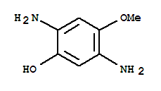 2,5-二氨基-4-甲氧基苯酚结构式_38213-79-5结构式