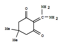 2-(二氨基亚甲基)-5,5-二甲基-1,3-环己二酮结构式_384811-20-5结构式