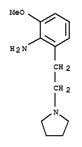 1-[2-(2-氨基-3-甲氧基苯基)乙基]吡咯烷结构式_387358-44-3结构式