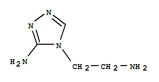 4-(2-氨基乙基)-4H-1,2,4-三唑-3-胺结构式_387389-62-0结构式
