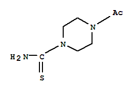 (9Ci)-4-乙酰基-1-哌嗪硫代甲酰胺结构式_388118-53-4结构式