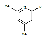 (9CI)-2-氟-4,6-二甲基吡啶结构式_38926-11-3结构式