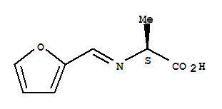 (9ci)-n-(2-呋喃亚甲基)-L-丙氨酸结构式_389827-59-2结构式