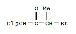 1,1-二氯-3-甲基-2-戊酮结构式_39140-46-0结构式