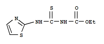 (9ci)-[(2-噻唑氨基)硫氧代甲基]-氨基甲酸乙酯结构式_39142-41-1结构式