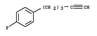 Benzene,1-fluoro-4-(4-pentynyl)-(9ci) Structure,391678-43-6Structure
