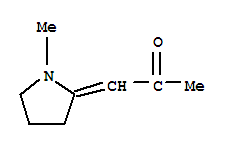 (9ci)-1-(1-甲基-2-吡咯烷)-2-丙酮结构式_39178-30-8结构式