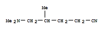 (9Ci)-5-(二甲基氨基)-4-甲基-戊腈结构式_392661-04-0结构式