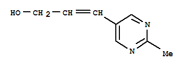 (9ci)-3-(2-甲基-5-嘧啶)-2-丙烯-1-醇结构式_393177-84-9结构式