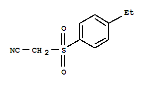 (9ci)-[(4-乙基苯基)磺酰基]-乙腈结构式_393802-35-2结构式