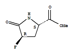 (4R)-(9Ci)-4-氟-5-氧代-l-脯氨酸甲酯结构式_393810-25-8结构式