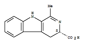(S)-4,9-dihydro-1-methyl-3h-pyrido[3,4-b]indole-3-carboxylic acid Structure,39537-10-5Structure