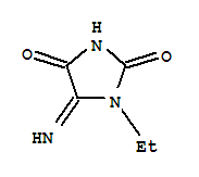 (9ci)-1-乙基-5-亚氨基-2,4-咪唑啉二酮结构式_396639-40-0结构式