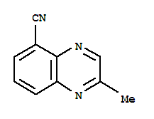 (9Ci)-2-甲基-5-喹噁啉甲腈结构式_397324-12-8结构式