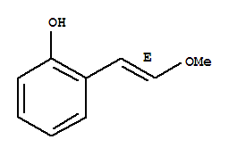 (9CI)-2-[(1E)-2-甲氧基乙烯]-苯酚结构式_397864-03-8结构式